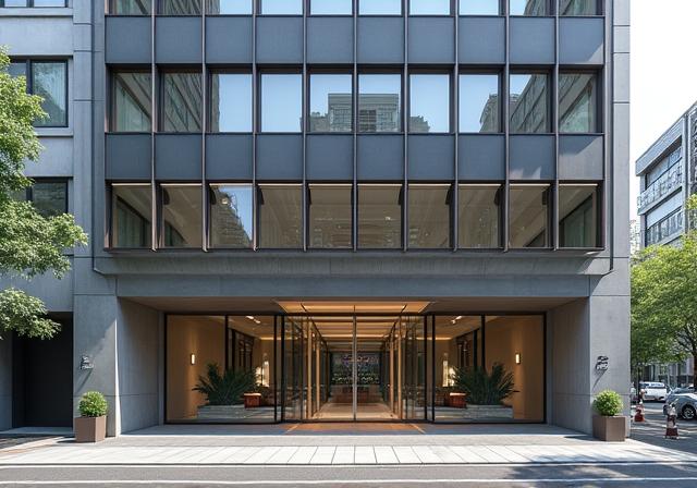 柚子輝きの銀座オフィスの外観
